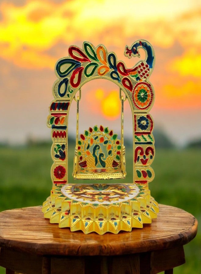 LAZYwindow Laddu Gopal Jhula - كريشنا سوينغ بالانا، بال جوبال ثاكورجي جولا، تصميم متين وأنيق (عبوة من قطعة واحدة) - Image 2